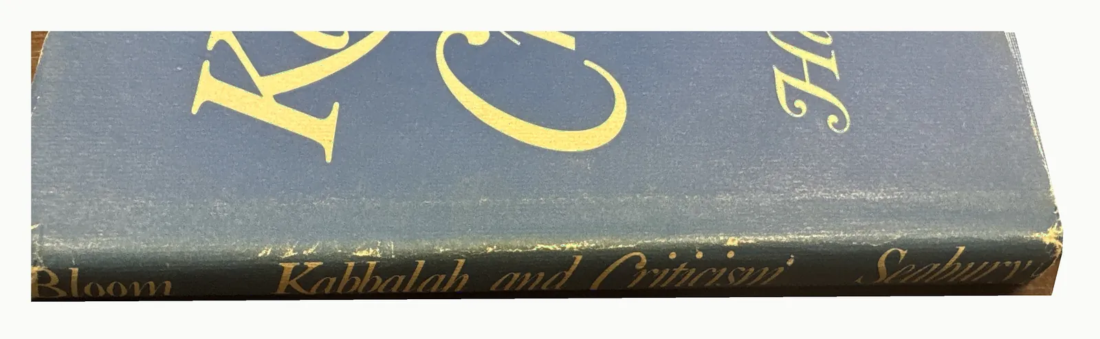 Spine with gilt lettering