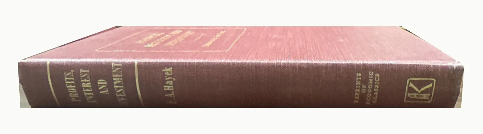 Spine, Reprints of Economic Classics